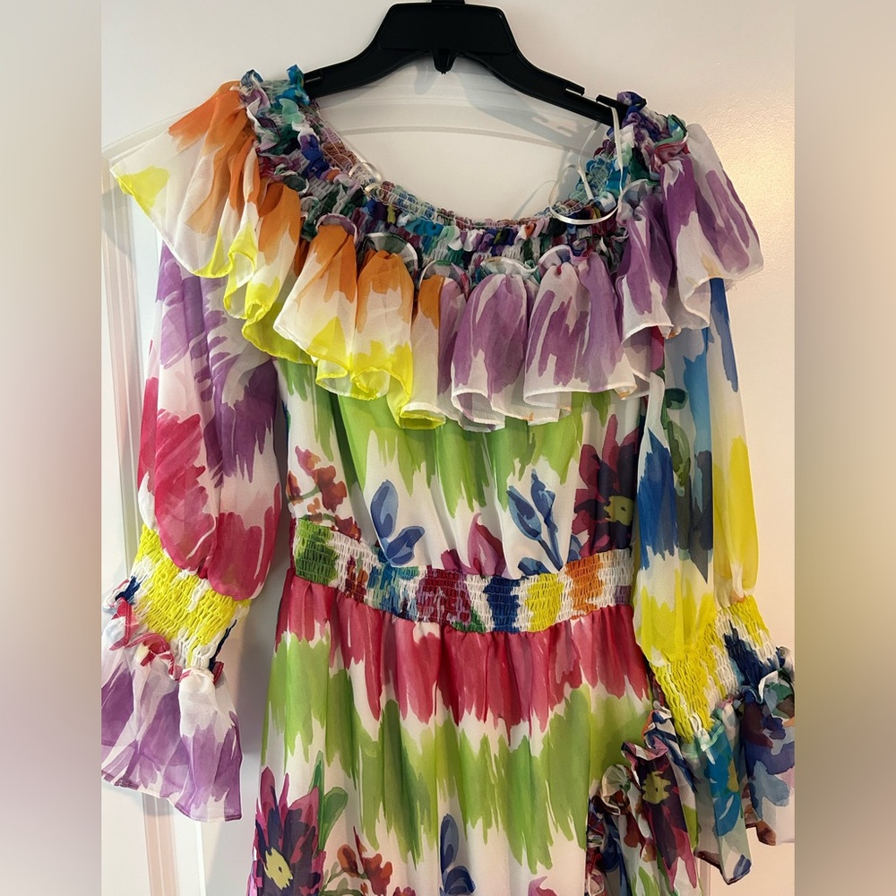 Patbo Bloom Off The Shoulder Dress Size Small - Picture 2 of 4